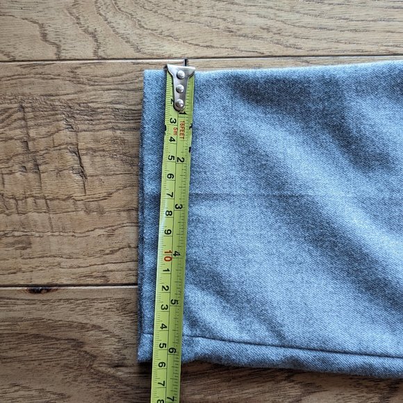 Express High Rise Lined Pleated Dress Pants Gray 2 2R Ankle Petite - Picture 7 of 9